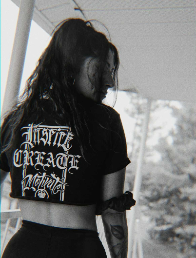 RKBTM Inspire. Create. Motivate. Crop Top