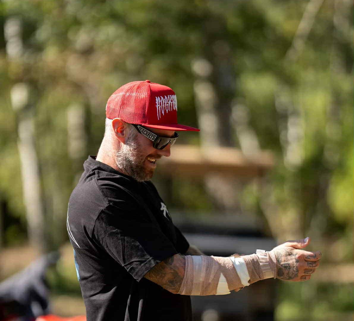 RKBTM Red & White Cap