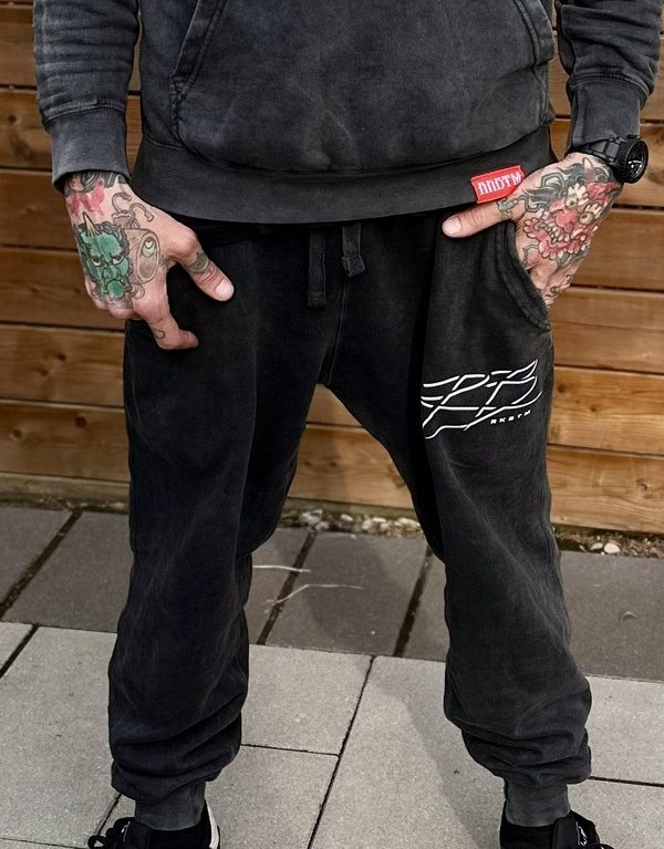 RKBTM Acid Wash Jogging Suit